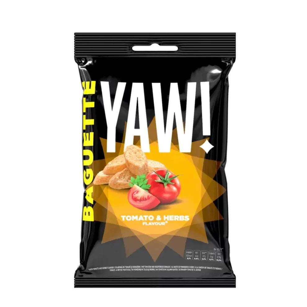 YAW Tomato & Herbs Baugette Snack 50g