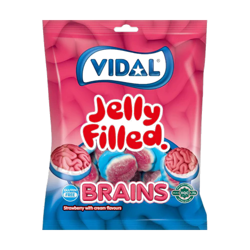 Vidal HALAL Jelly Filled Brains 90g
