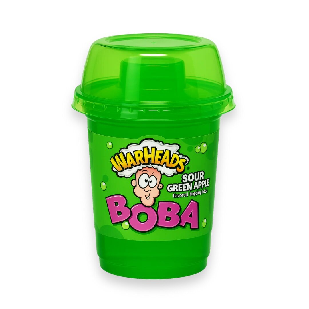 Warheads Boba Sour Green Apple 400ml