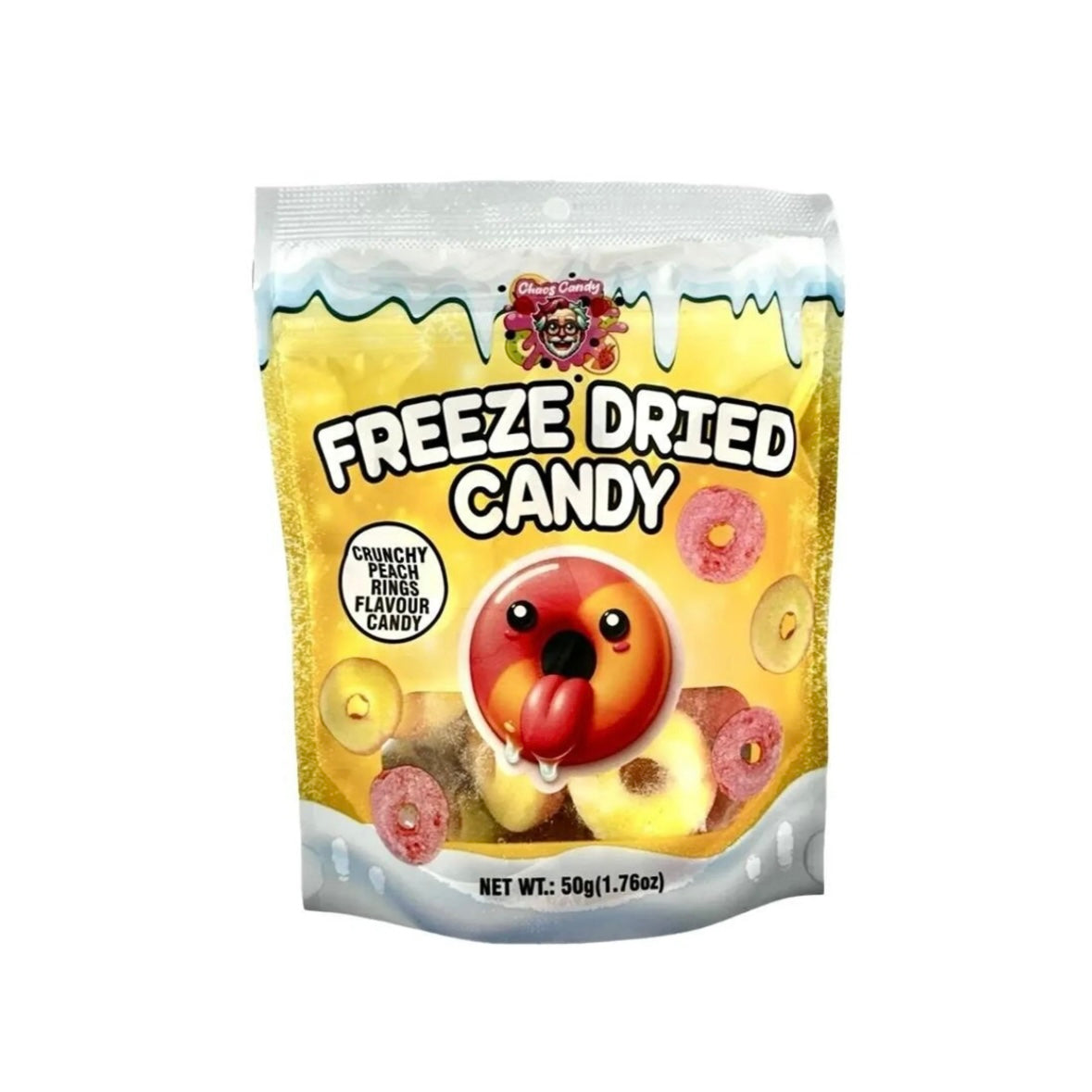 Chaos Candy Freeze Dried Candy Peach Ring 50g