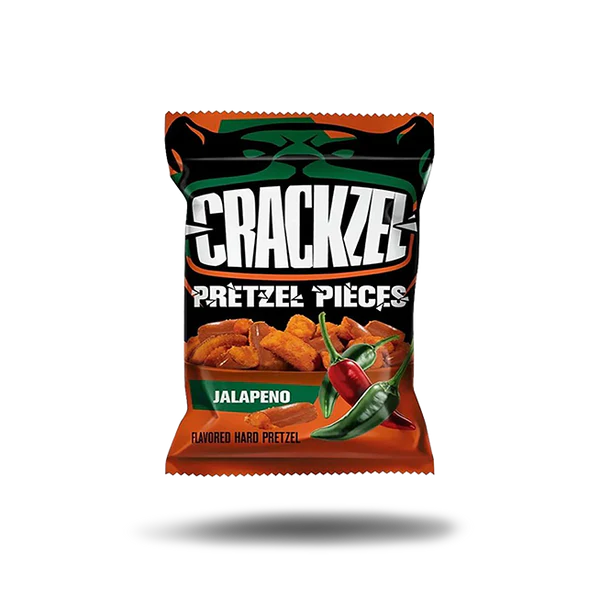 Crackzel Pretzel Pieces Jalapeno 85g MHD 03/2025