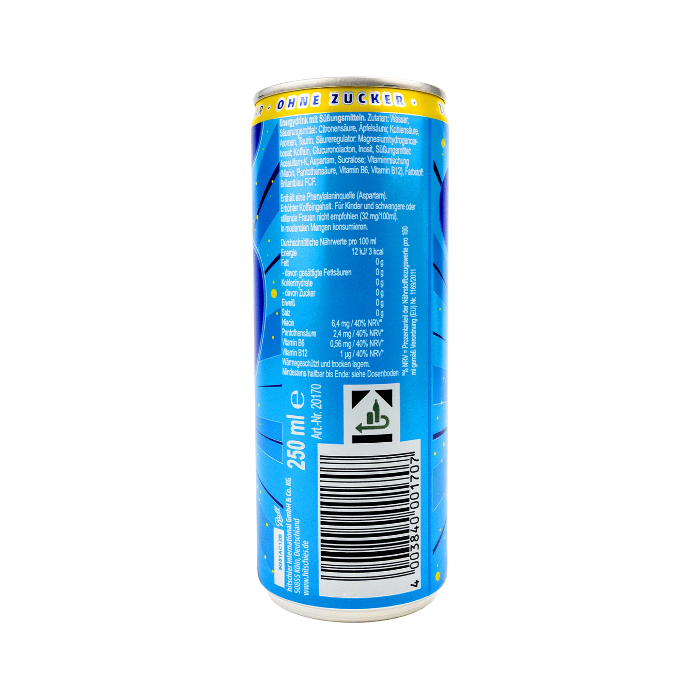hitschies Saure Drachenzungen Energy Drink Zero 250ml