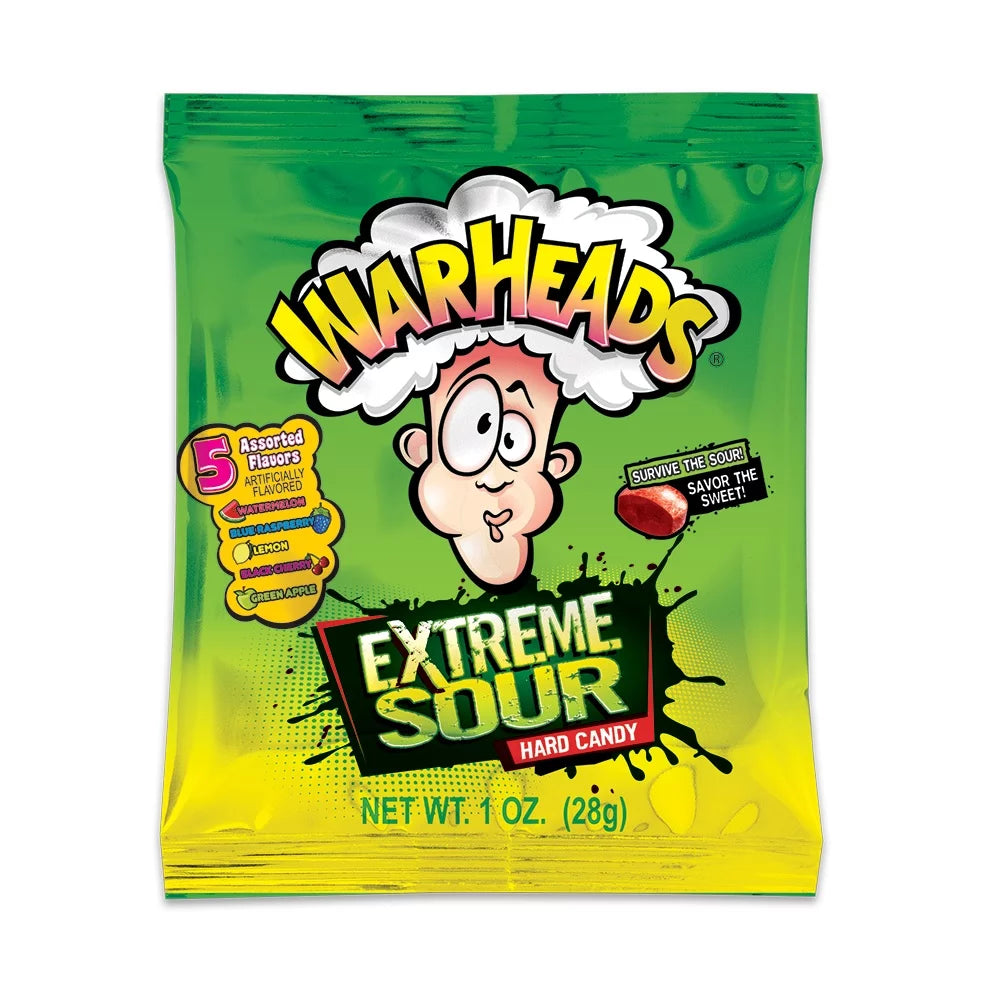 Warheads Extreme Sour Hard Candy 28g