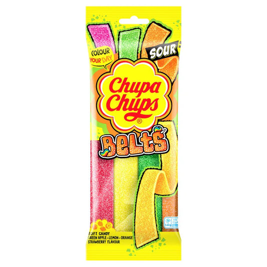 Chupa Chups Sour Belts Mixed 90g