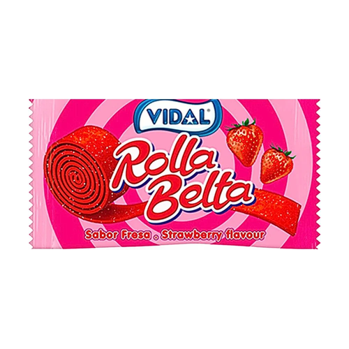 Vidal Strawberry Rolla Belta 20g