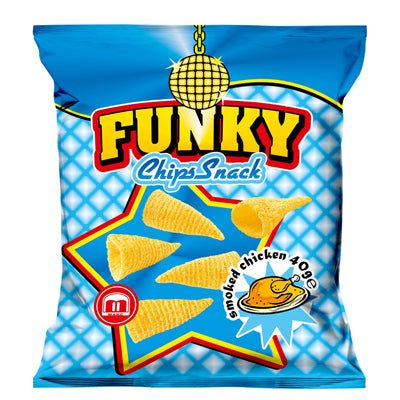 Funky Chips Snack Smoked Chicken 40g