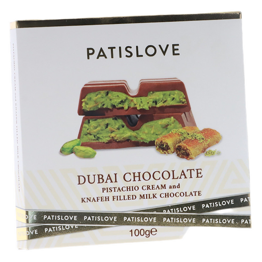 Patislove - Dubai Schokolade Pistazie 100g