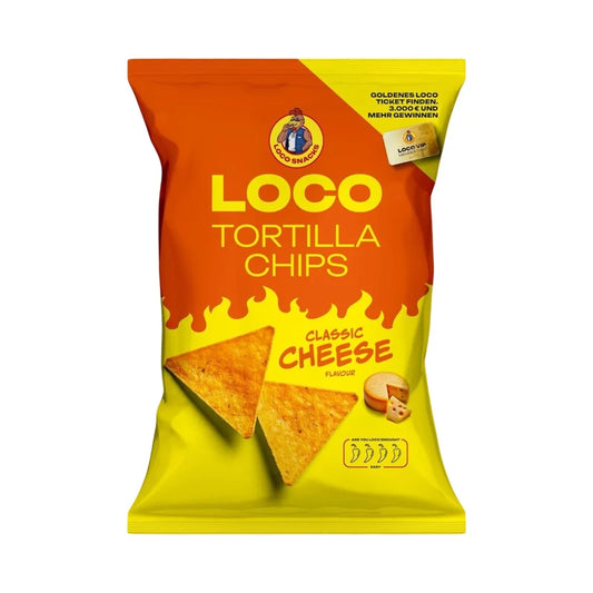 Loco Tortilla Chips Classic Cheese 100g