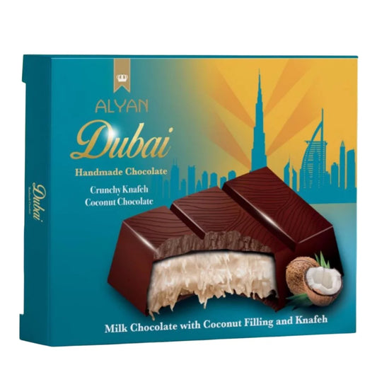 Dubai Schokolade Kokosnuss (Handmade Chocolate) Alyan 100g