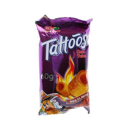 Tattoos Corn Snack BBQ 60g