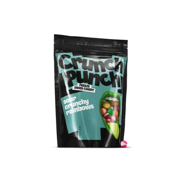 Crunch Punch Freeze Dried Candy Sour Crunchy Rainbows 50g