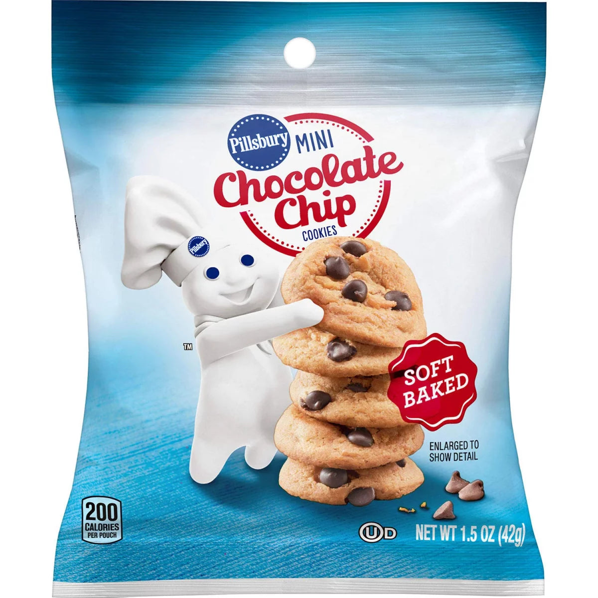 Pillsbury Chocolate Chip Mini Soft-Baked Cookies 42g