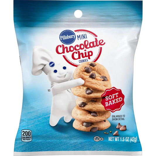 Pillsbury Chocolate Chip Mini Soft-Baked Cookies 42g