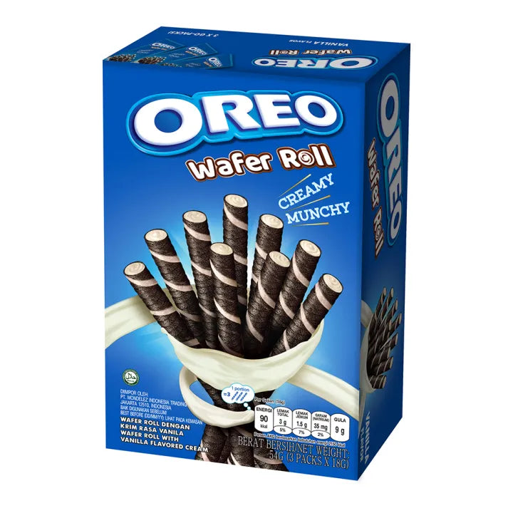 Oreo Wafer Roll Vanilla 54g