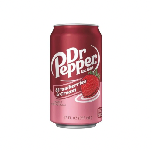 Dr Pepper Strawberry & Cream 355ml