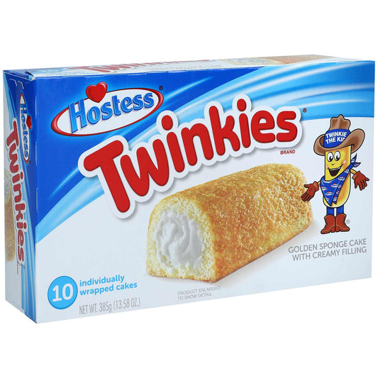 Hostess Twinkies Vanilla 10'er Packung 385g